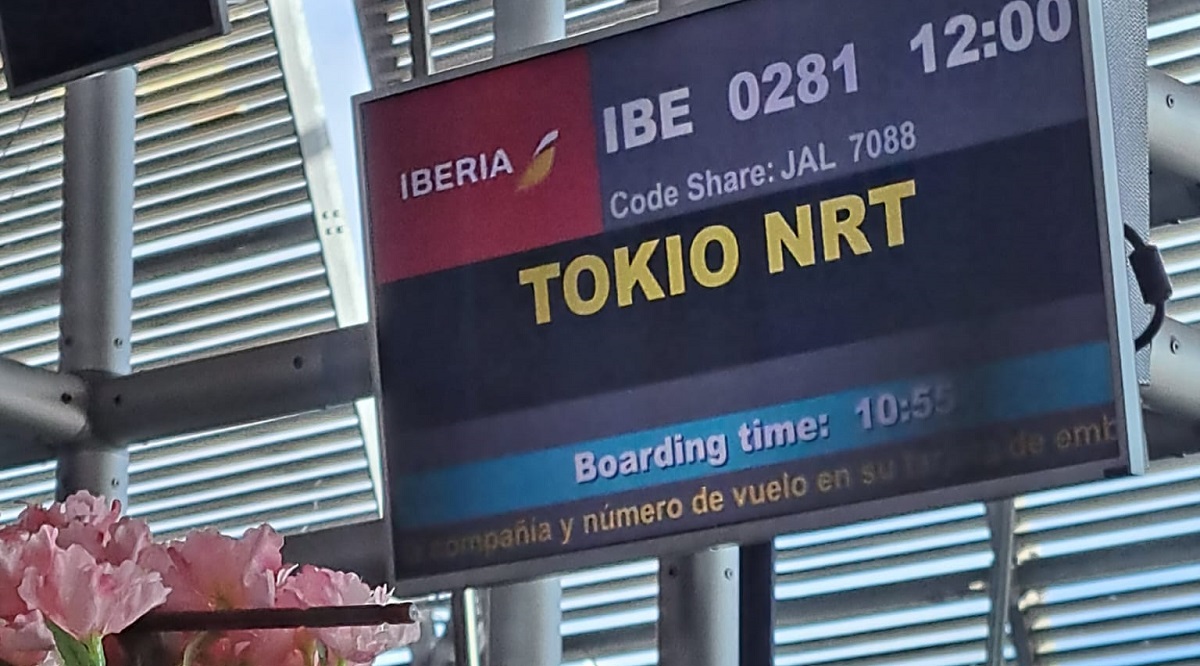 Madrid recupera la ruta desde Tokio Foto Aena