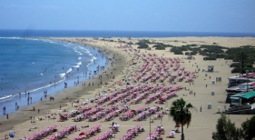 Playa del Inglés, en Gran Canaria | Foto chris.swiss (CC BY SA 2.0)