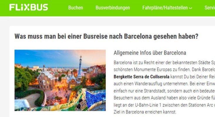 Las empresas de autobuses alemanas, preocupadas por la nueva tasa de Barcelona