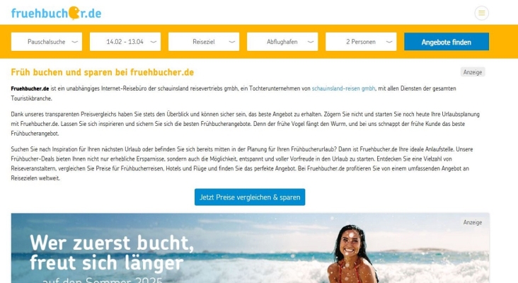 Schauinsland lanza una agencia de viajes online en la que ofrece productos de sus competidores