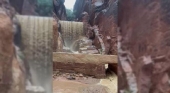 Inundaciones en Petra (Jordania) Foto Redes sociales