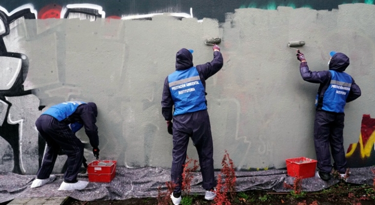 Madrid ofrece a los grafiteros dos opciones: pagar multas o recuperar el patrimonio