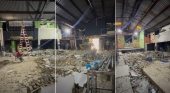 Imágenes de la demolición del Euphoria Dance Club
