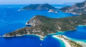 Bahía de Ölüdeniz, en Fethiye (Turquía)