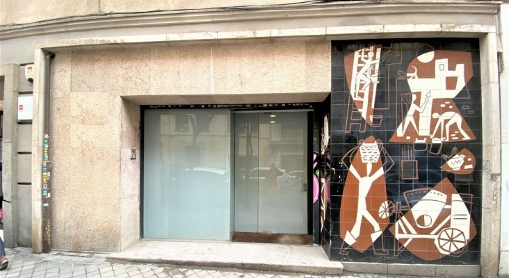Mural de César Manrique en Madrid | Foto: Idealista