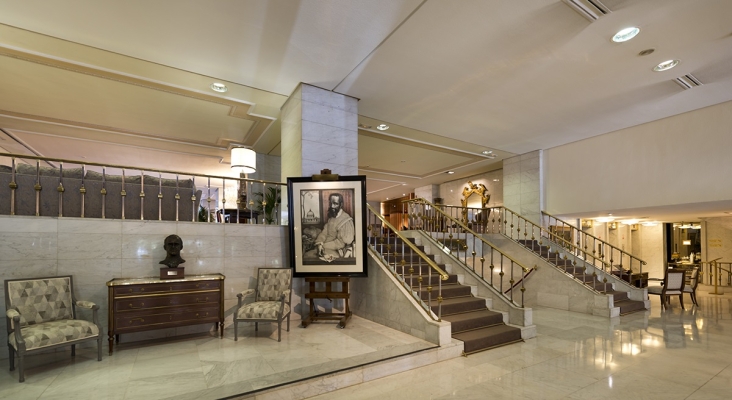 Interior del hotel Miguel Ángel de Madrid