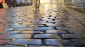 Icónicos adoquines de la ciudad de Brujas (Bélgica)