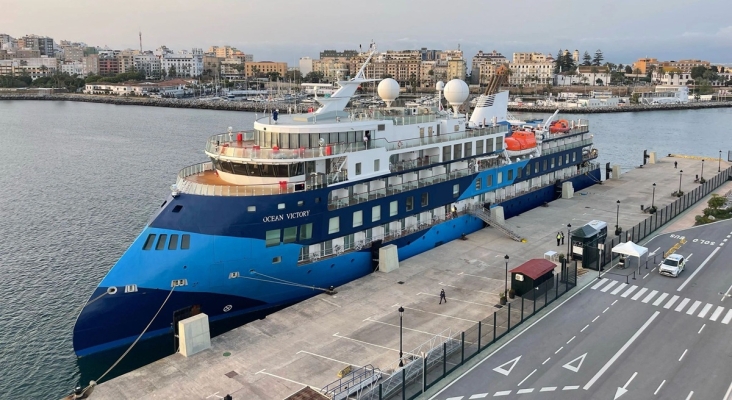 El barco de Alma Cruceros en el Puerto de Ceuta | Foto: Autoridad Portuaria de Ceuta - Port of Ceuta