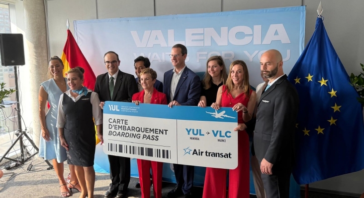 Hito para Valencia recupera los vuelos transatlánticos con una ruta desde Canadá Hito para Valencia recupera los vuelos transatlánticos con una ruta desde Canadá