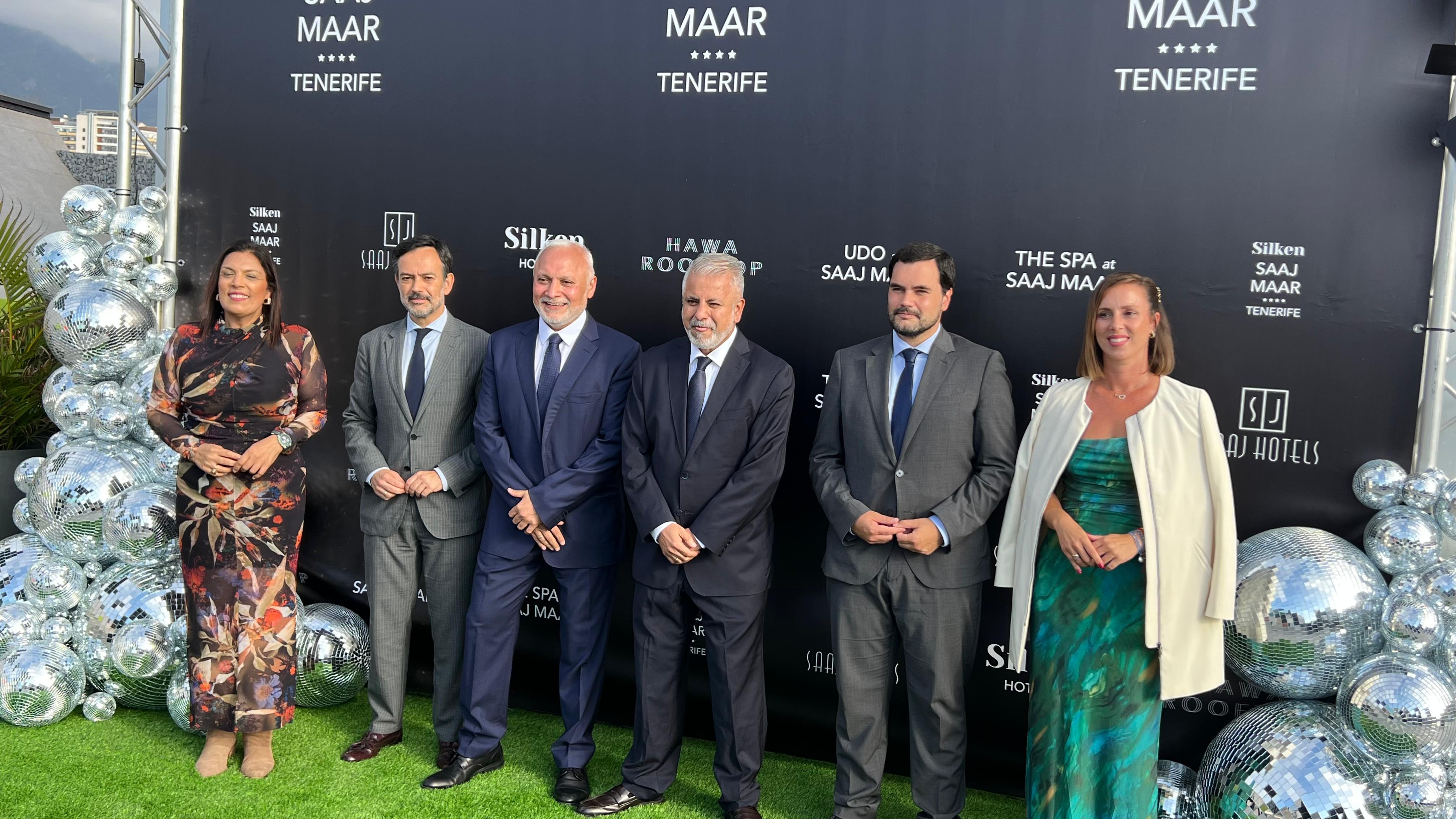 Dimple Melwani, Lope Afonso, Sanjay y Ajay Bhagvanji, Leopoldo Afonso y Desirée Díaz