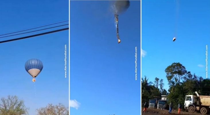 Nueve fallecidos en dos accidentes de globo aerostático en Brasil en menos de una semana