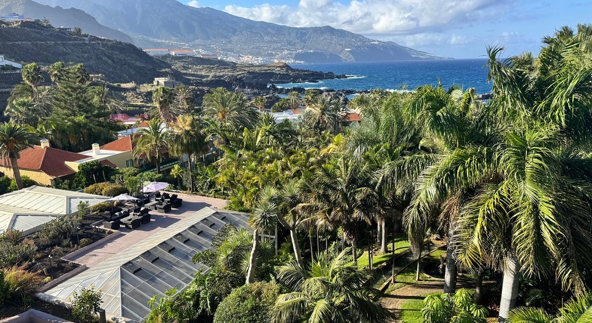 Vista de los jardines del hotel Hacienda San Jorge Foto Tourinews