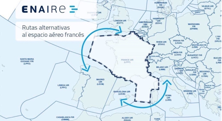 Miles de vuelos cancelados en pleno arranque de temporada por la huelga de controladores aéreos en Francia