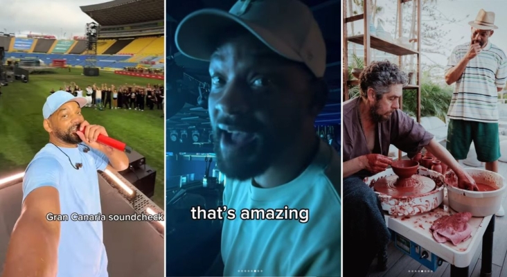 “¡Esto es asombroso!”: Un Will Smith maravillado se impregna del 'Origen' de Canarias en el show de Sala Scala