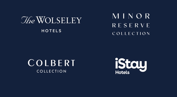 Logos de las cuatro nuevas marcas de Minor Hotels