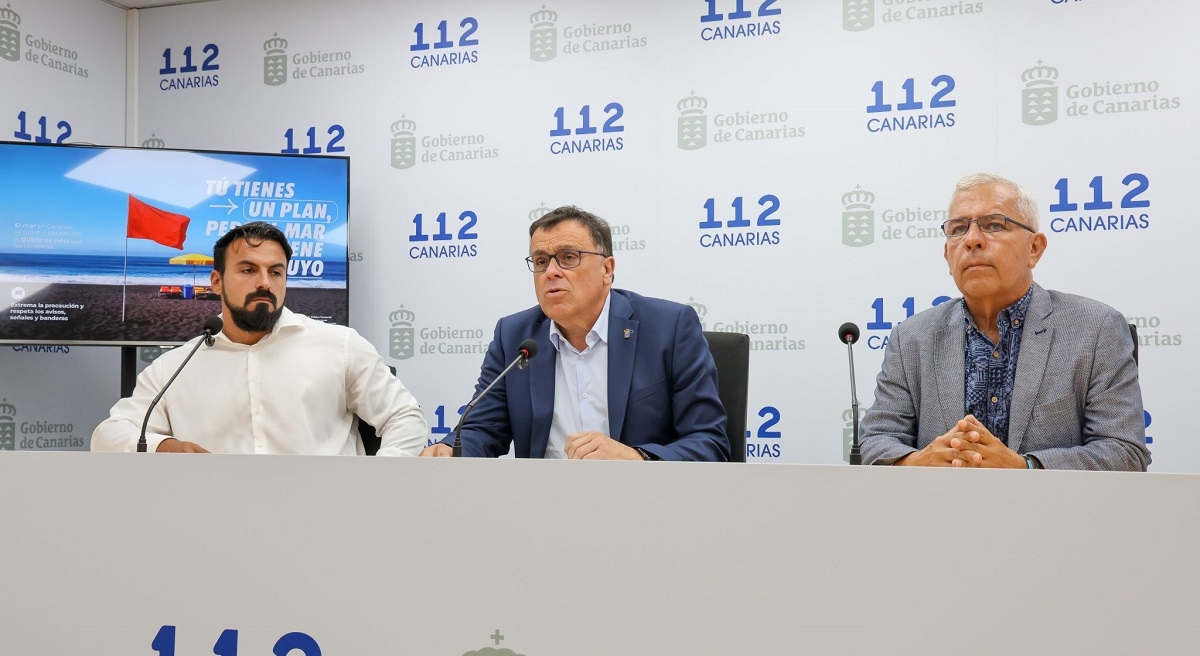 Eduardo Blasco, Manuel Miranda y Sebastián Quintana durante la presentación de la campaña Eduardo Blasco, Manuel Miranda y Sebastián Quintana durante la presentación de la campaña