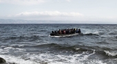 Migrantes llegando por mar a la isla de Lesbos en 2015 Foto UNICEF Alessio Romenzi