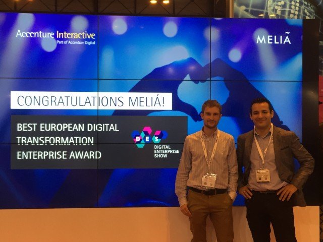 Meliá Hotels International, reconocida como mejor compañía en transformación digital en el Digital Enterprise Show