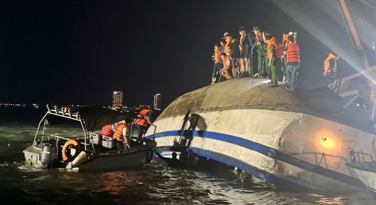Imágenes de las labores de rescate | Foto: Gobierno de Vietnam