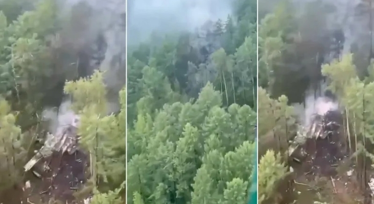 Imágenes del avión siniestrado Imágenes del avión siniestrado