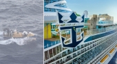 Crimen en el crucero más grande del mundo: apuñala a un compañero de la tripulación y salta por la borda
