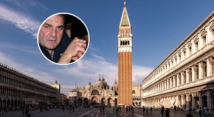 En la imagen, Setrak Tokatzian, presidente de la Asociación de Comerciantes de la Plaza de San Marcos (Venecia, Italia).