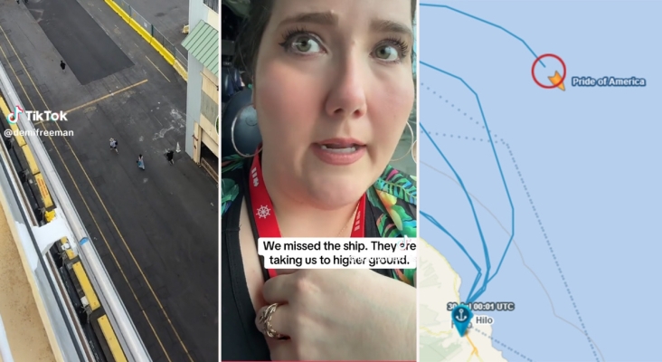 Pánico y llantos cruceros abandonan a los pasajeros en Hawái tras el aviso de tsunami