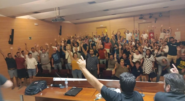 Asamblea del sindicato SATI
