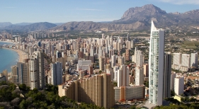 Vista aérea de Benidorm Vista aérea de Benidorm