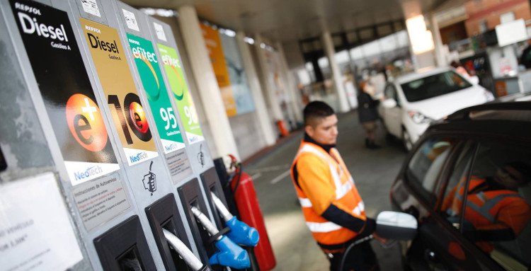 Gasolinera en Madrid