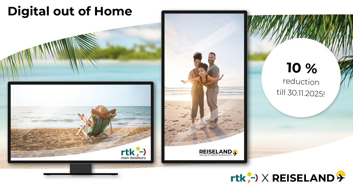 rtk crea una gran red de escaparates digitales 250 agencias de viajes ya cuentan con pantallas DOOH rtk crea una gran red de escaparates digitales 250 agencias de viajes ya cuentan con pantallas DOOH