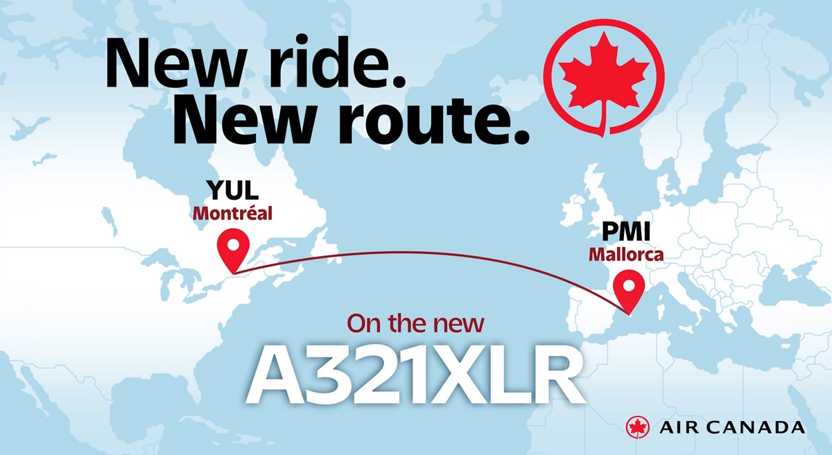 Air Canada conectará Montreal con Mallorca con su nuevo Airbus A321XLR