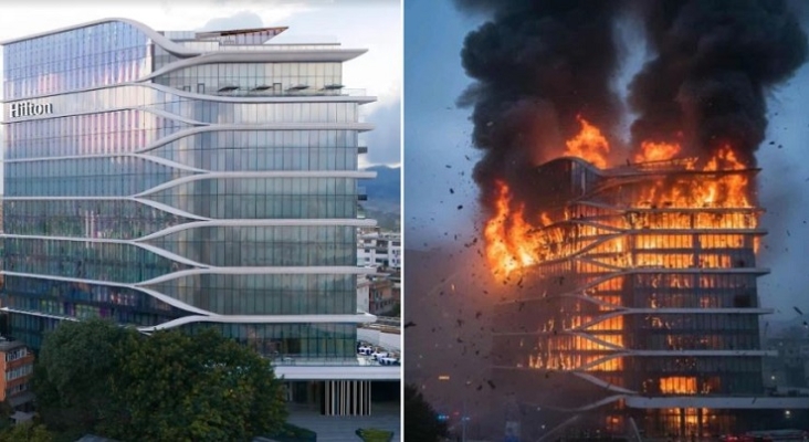 Antes y después del Hilton Kathmandu Antes y después del Hilton Kathmandu