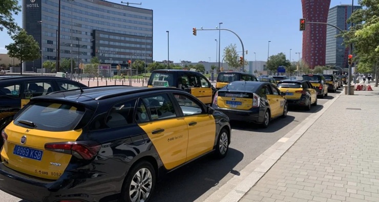 Taxis en Barcelona.