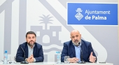 El primer teniente de alcalde, Javier Bonet, junto al alcalde de Palma, Jaime Martínez Llabrés