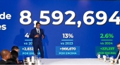David Collado durante la presentación de los datos