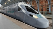 Eurostar Celestia llegando a la estación London St Pancras | Foto: CGI ©ALSTOM SA ©SPEEDINNOV SAS 2025. Advanced & Creative Design | Avelia Horizon™