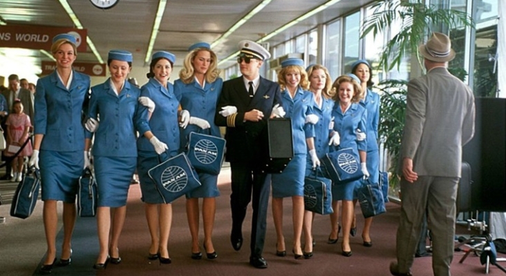Fotograma de la película 'Atrápame si puedes' en el que Leonardo DiCaprio se convierte en piloto de Pan Am | Foto: DreamWorks