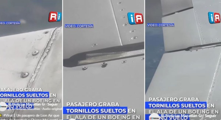 Nuevo escándalo en Lion Air: un pasajero graba tornillos sueltos en pleno vuelo y reaviva las dudas sobre su seguridad Nuevo escándalo en Lion Air: un pasajero graba tornillos sueltos en pleno vuelo y reaviva las dudas sobre su seguridad