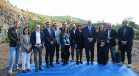 Puesta la primera piedra de Evolution Park, un proyecto referente en turismo de naturaleza en Carratraca (Málaga)