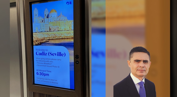 “Welcome to Cadiz (Seville)” El cartel del crucero que revela una realidad