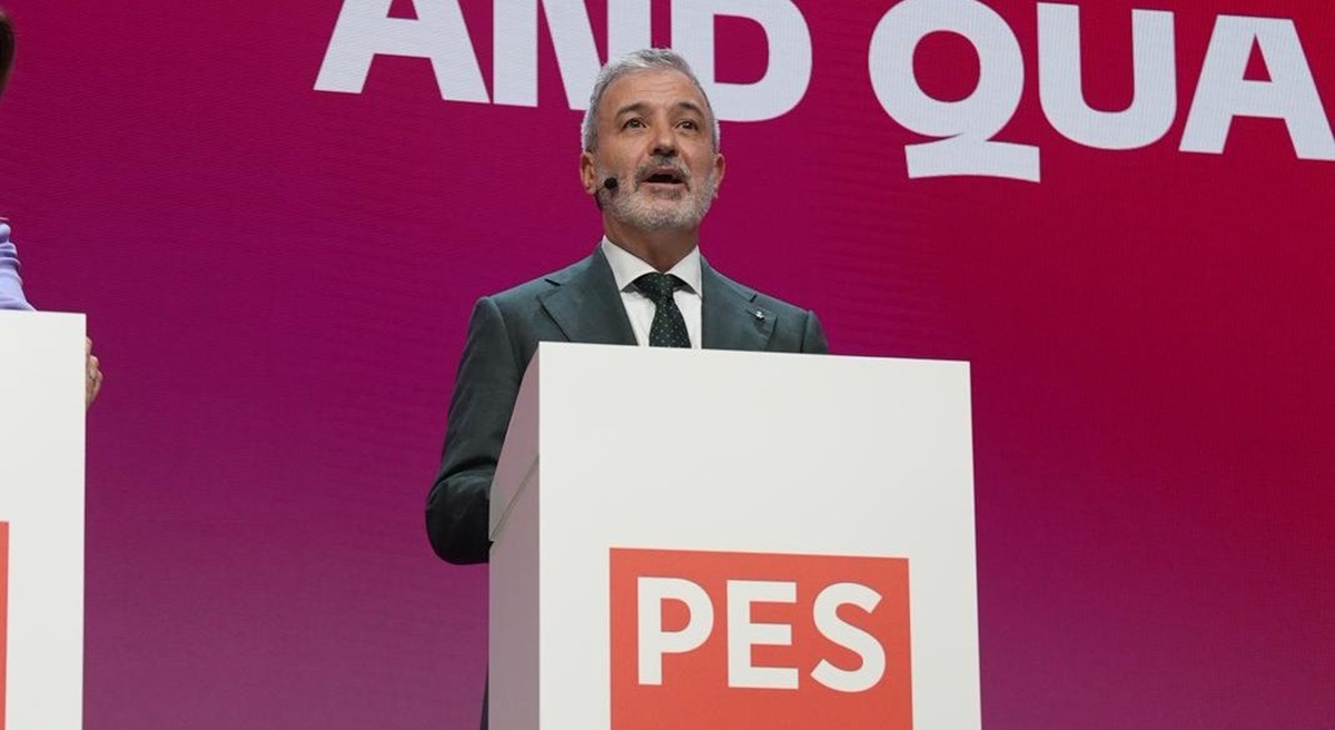 Jaume Collboni, alcalde de Barcelona, en su intervención en el Comité Europeo de las Regiones del Grupo Socialista Jaume Collboni, alcalde de Barcelona, en su intervención en el Comité Europeo de las Regiones del Grupo Socialista