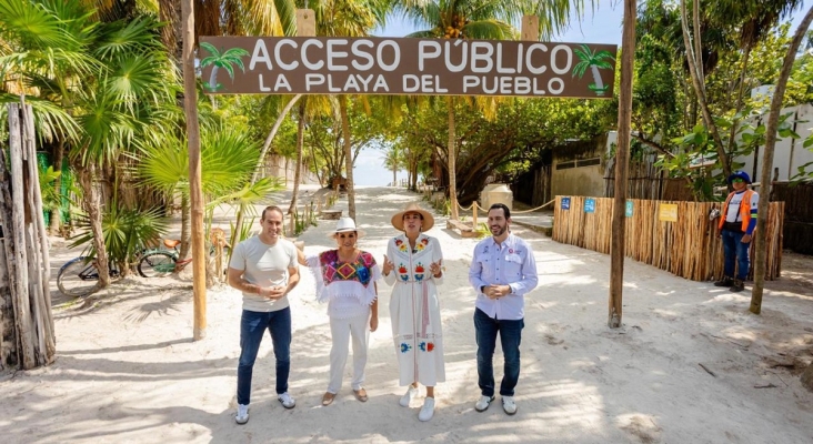Tras la caída de turistas, Tulum (México) abre dos accesos públicos a las playas del Parque del Jaguar