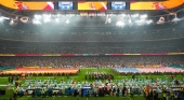 Imágenes del Santiago Bernabeu durante el partido de la NFL