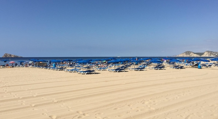 Playa en Benidorm (Alicante)