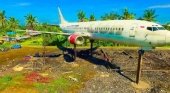 Boeing 737 abandonado en Bali