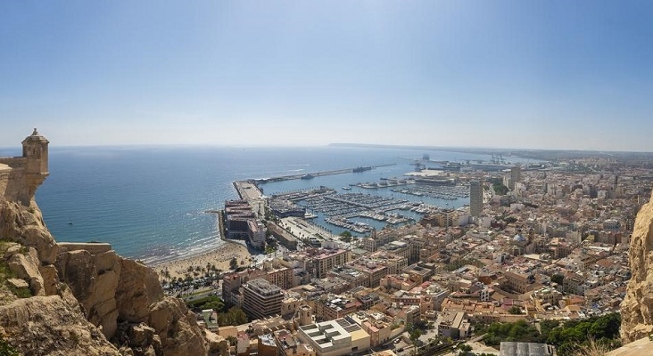 Vista panorámica de Alicante