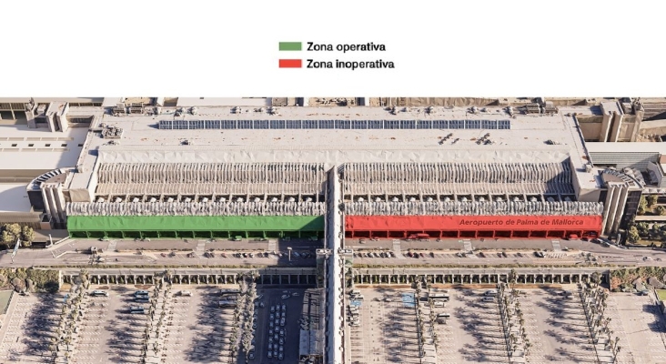 El Aeropuerto de Mallorca vuelve a cerrar una parte de la terminal de facturación