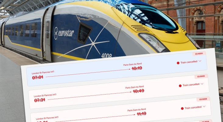 Paralizado el tráfico ferroviario entre Reino Unido y Europa continental por un corte eléctrico