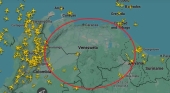La crisis bélica en Venezuela provoca un caos en el espacio aéreo del Caribe y se cancelan cientos de vuelos | Foto: Flightradar24